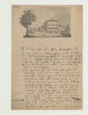 Brief von Ludwig Bechstein an Joseph Heller