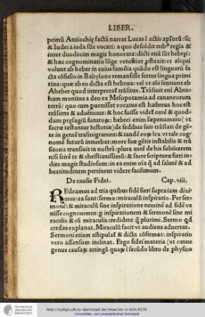 De causis fidei.