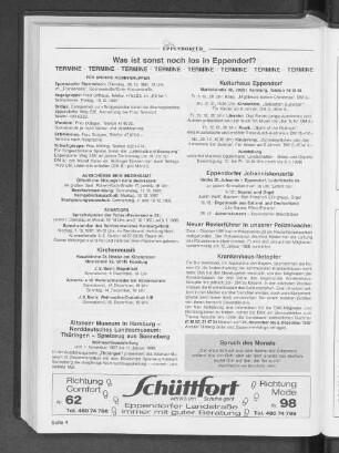 Was ist sonst noch los in Eppendorf?