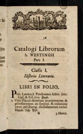 1-9, In Folio. - In Quarto.
