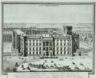 Ansicht des ehemaligen Stadtschlosses in Berlin nach der Umgestaltung