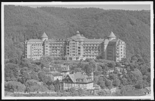 Weltbad Karlsbad. Hotel Imperial (1912) : Karlsbad. Blick auf das Hotel Imperial (1910-1912; Ernest Hébrard)