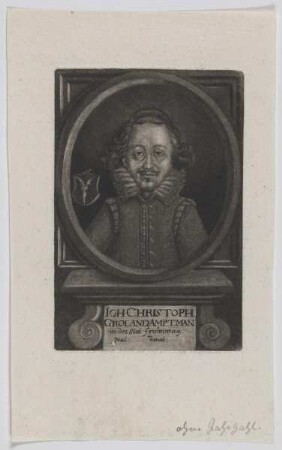 Bildnis des Ioh. Christoph Groland