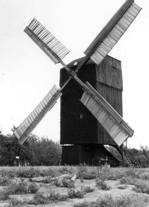 Ausleben. Mühle Dippe, Bockmühle, Baujahr 1911