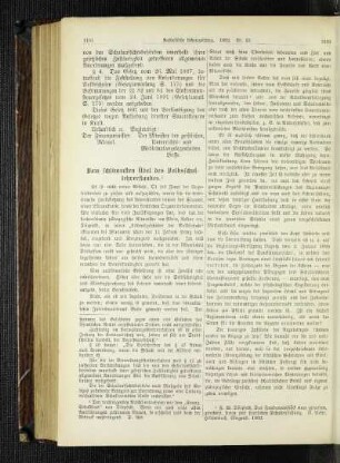 Vom schlimmsten Übel des Volksschullehrerstandes