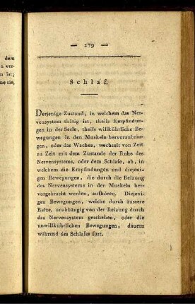 Schlaf.