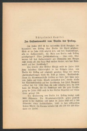 Achtzehntes Kapitel. Im Luftautomobil von Berlin nach Peking.