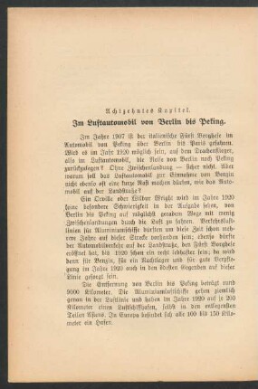 Achtzehntes Kapitel. Im Luftautomobil von Berlin nach Peking.