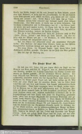 Die Fluche Pius IX.