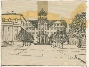 Fischer, Theodor; Kassel; Museum (jetzt: Hessisches Landesmuseum) - Perspektive