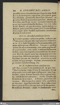 XCVIII. De insulso quodam presbytero