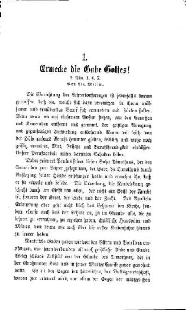 Erwecke die Gabe Gottes!