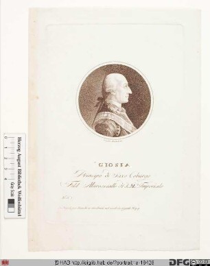 Bildnis Friedrich Josias, Prinz von Sachsen-Coburg-Saalfeld