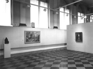 Dresden. Ausstellung "Aus den Depots der Neuen Meister", Albertinum, 5.8.-5.10.1997. Mosaiksaal (W. Rudolph, O. Nagel)