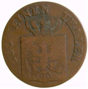 Münze, 2 Pfennig, 1828