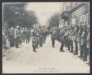 Der Kaiser in Sofia. Der Kaiser im Gespräch mit Offiziersabordnungen [11.-19.10.1917]