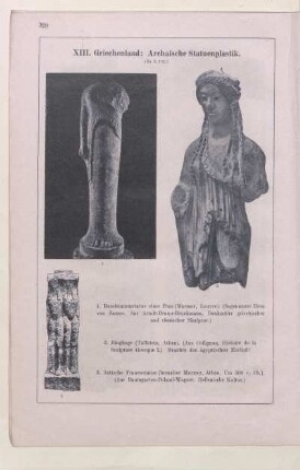 XIII. Griechenland: Archaische Statuenplastik