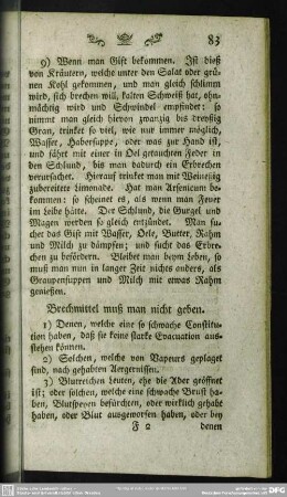 Brechmittel muß man nicht geben ...