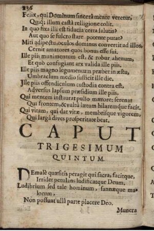 Caput Trigesimum Quintum