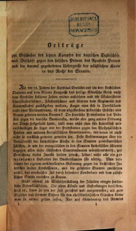 Deutsche Blätter für Protestanten und Katholiken : e. historisch-polit. Zeitschr. in zwanglosen Heften, 1839/40