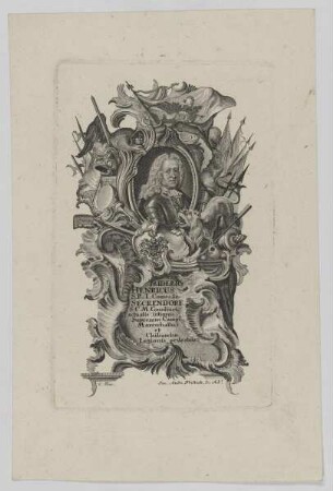Bildnis des Fridericus Henricus Seckendorf