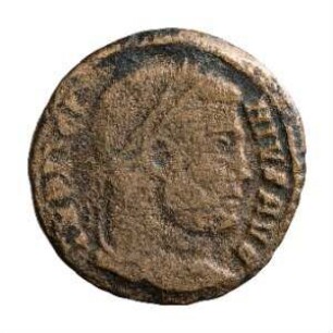 Münze, Follis (Follaro), 321 n. Chr.