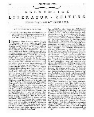 Ewald, Johann Ludwig: Lesebuch für die Landschulen auf zum Gebrauche der Landleute in ihren Häusern. - Lemgo ; Duisburg : Meyer Bd. 1. - 1788