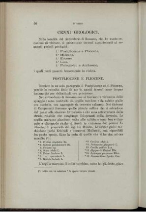Cenni Geologici.