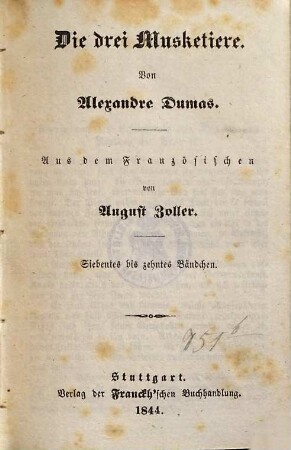 Die drei Musketiere, 7-10