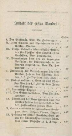 384 Inhaltsverzeichnis