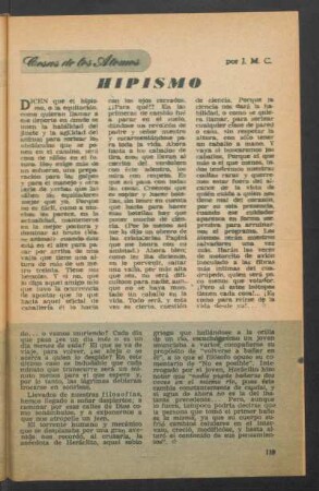 Hipismo : Cosas de los atomos