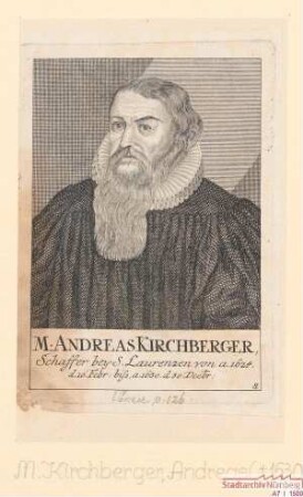 M. Andreas Kirchberger, Schaffer bei St. Lorenz
