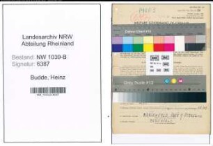 Entnazifizierung Heinz Budde , geb. 12.07.1921 (Gastwirt)