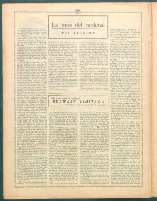 La misa del cardenal