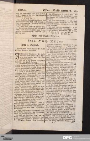 Das Buch Esther.