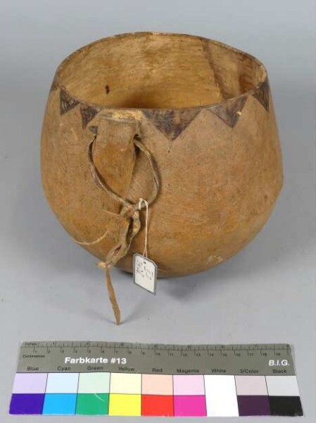 Wooden pot