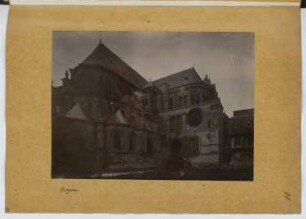 Kathedrale, Noyon: Ansicht (aus: Skizzen- und Fotoalbum 10)