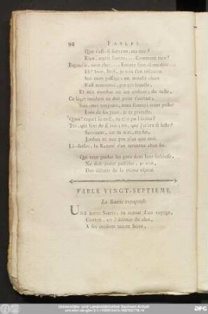 Fable Vingt-Septieme. La Souris voyageuse.