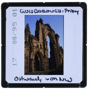Guisborough, Kloster : Nordwestansicht Ostwand