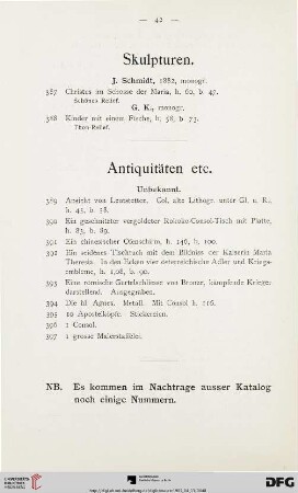 Skulpturen (Nr. 387-388)