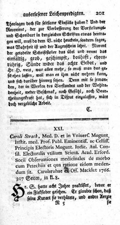 De morbo cum Petechiis.