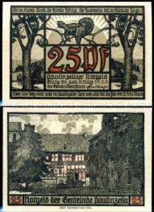 Paulinzella 25 Pfennig