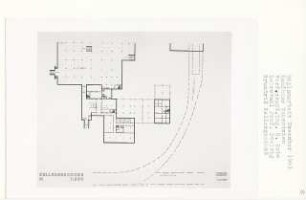 Kaufhaus Tauentzien, Berlin-Charlottenburg (Diplomarbeit bei Peter Poelzig): Grundriss Kellergeschoss 1:200