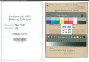 Entnazifizierung Ernst Anlage , geb. 24.01.1910 (Webmeister)