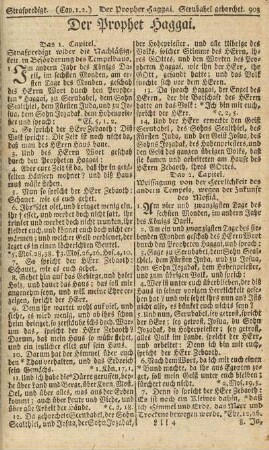Der Prophet Haggai