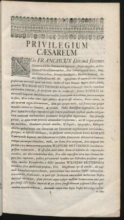 Privilegium Caesareum