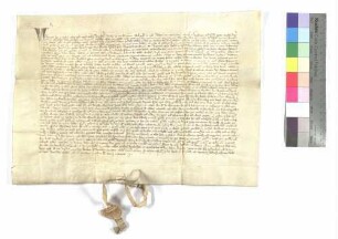 Privileg des Bischofs von Konstanz mit der Bestätigung der von Papst Urban V. erlassenen, hier inserierten Bulle von 1367