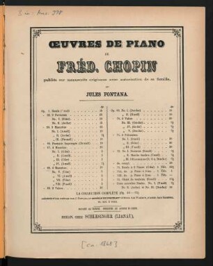 Quatre mazurkas no. 5 à 8 : op. 68 : oeuvres posthumes, livr. III : (1830)