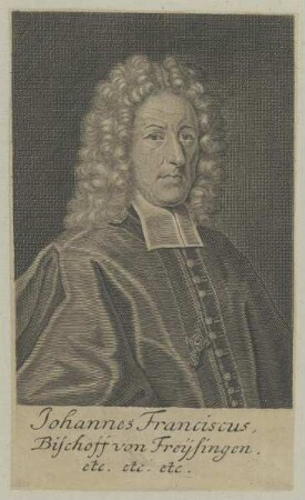 Bildnis des Johannes Franciscus, Bischoff von Freysingen