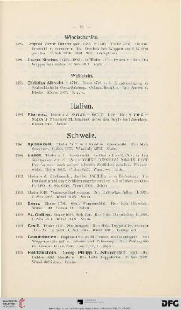 Schweiz (Nr. 1187- 1217)